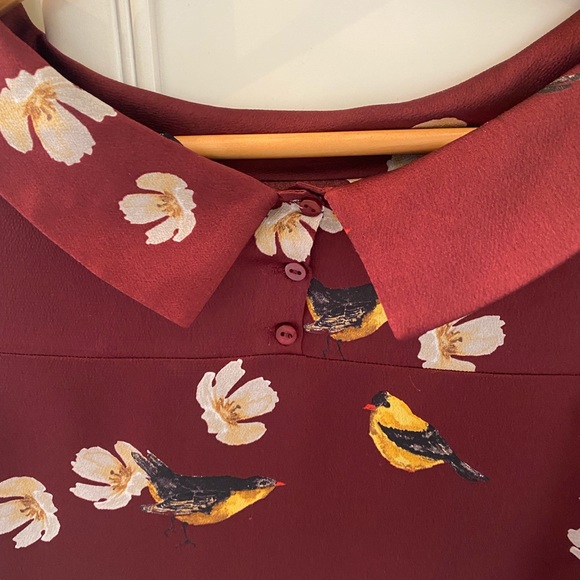 Zara Women's Red Blouse Top - Picture 6 of 6